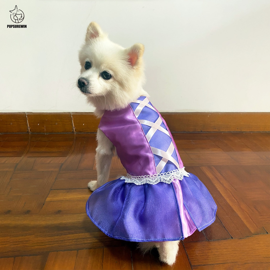 PUPSUREWIN Dog Dress Dog Princess Costume Halloween Cat Dog Etsy
