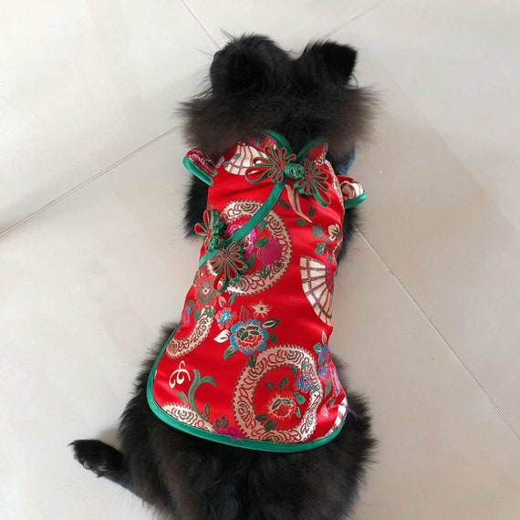 Dog New Years Outfit Custom Size Lunar New Year Qipao Dress for Large Dogs and Cats Chinese Spring Festival Dog Cheongsam Pets Clothes Etsy Canada