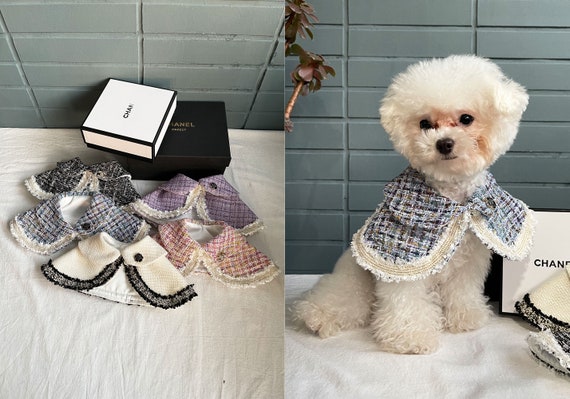 Cat Dog Coco Tweed Capelet Luxury Shawl Pet Coco Princess 