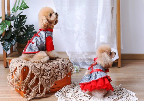 Dog cheongsam clearance