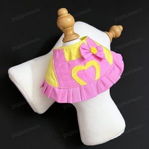 Fantasia de cachorro de Halloween inspirada em Hamburglar Ronald, babador bandana Snackbar para cães e gatos grandes, fantasia de cosplay de Halloween, roupas para animais de estimação, presente imagem 9