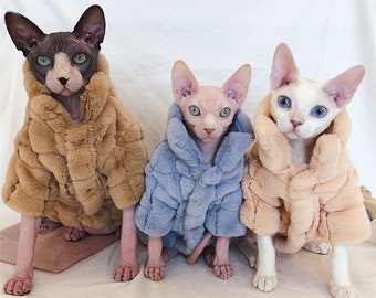 Gucci Cat Clothes-Gucci Coat For Sphynx