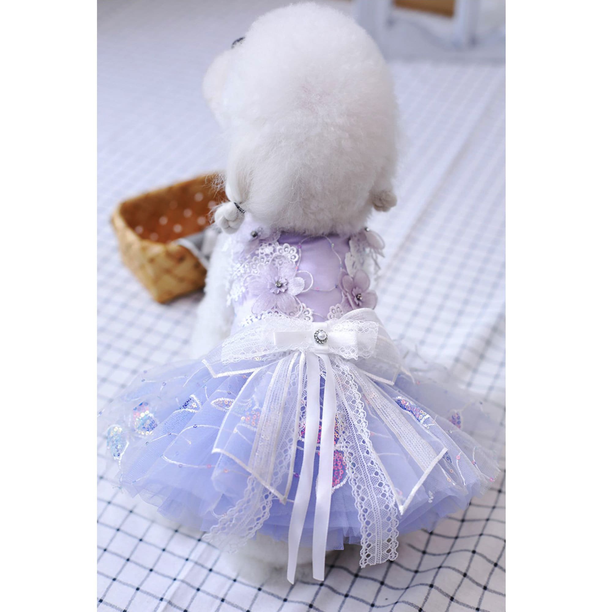 Dog Wedding Dress Bridesmaid Costume Birthday Holiday Fancy Etsy