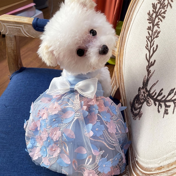 Vestido floral para perros Disfraz de princesa hada de - Etsy España