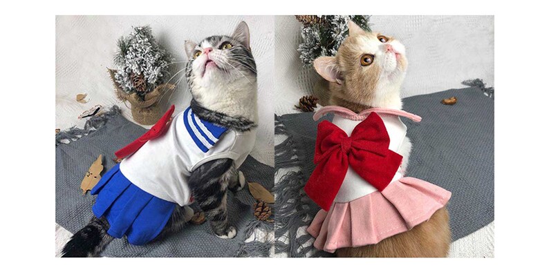Dog Cat Halloween Costume Sailor Moon Cosplay Dress Pet Birthday Dog Cat Halloween Costume Sailor Moon Cosplay Dress Pet Birthday