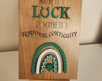 St. Patricks Day ABA Day wood sign | aba | BCBA | bcba gift | aba gift | bcba office | aba sign | bcbayay | st. Patrick's day bcba