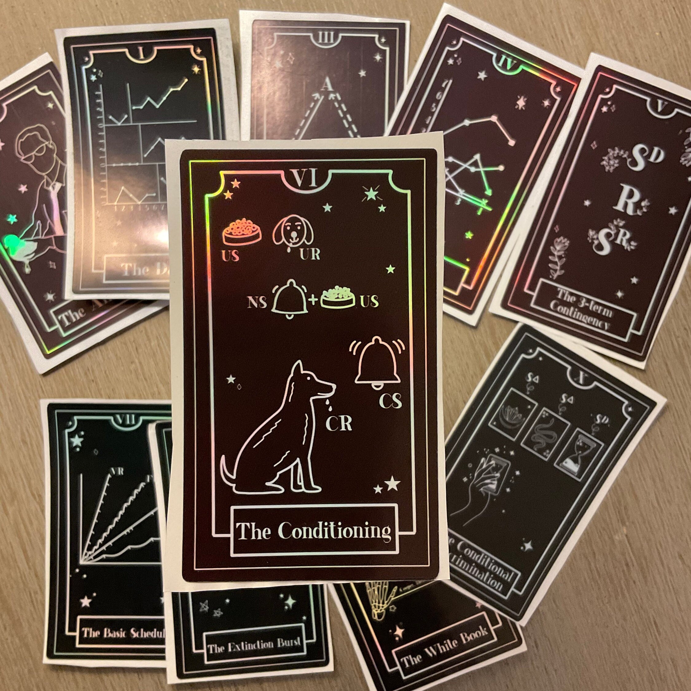 ABA Tarot Sticker Set | Behavior Analysis | ABA Sticker | Bcba Gift ...