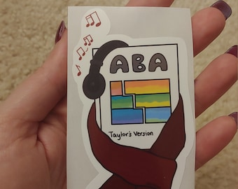 ABA tv book sticker | ABA sticker | behavior analysis | bcba gift | bcba sticker | behavior analyst