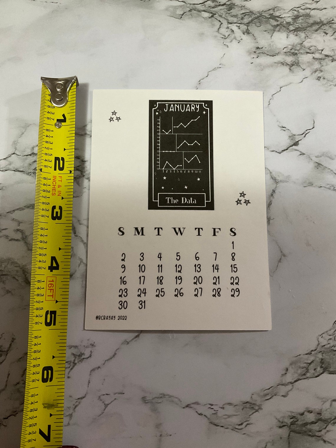 Aba Mini Desk Calendar 2022 ABA Calendar BCBA Calendar Etsy
