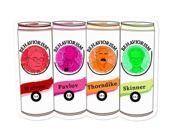 Behaviorism cans sticker