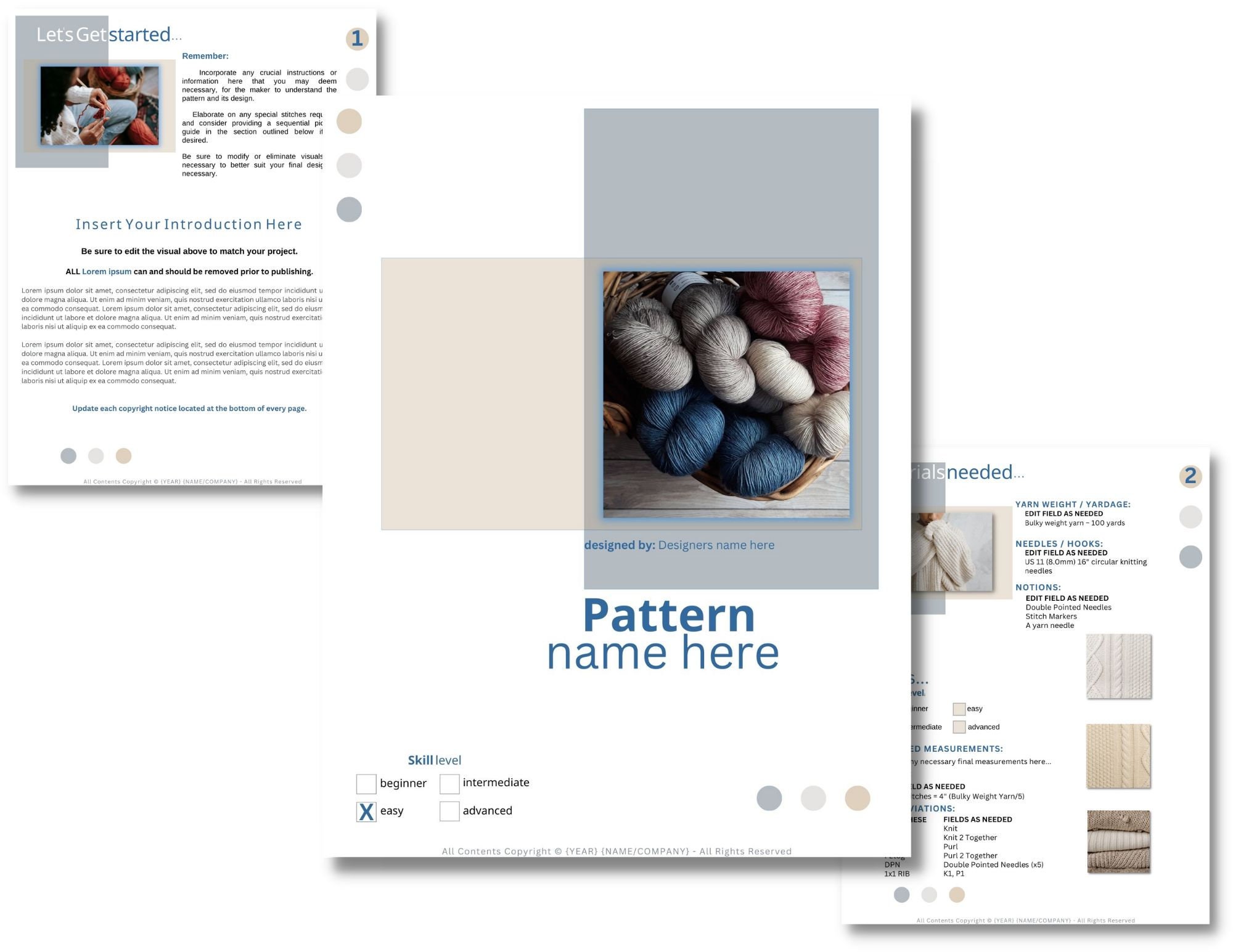 Canva Editable Templates Help You Create Your Knitting or Crochet Canva Editable Templates Help You Create Your Knitting or Crochet