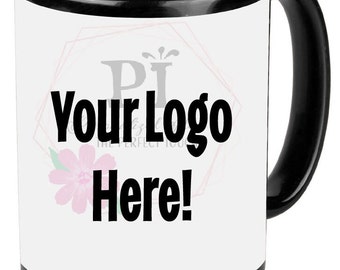 Custom Logo 15 oz Coffee Mug, Personalized Ceramic Mug