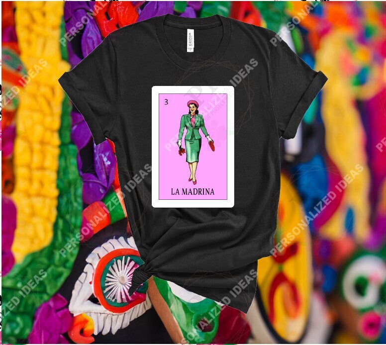 La Fitness Raglan Loteria Tee Shirt Mexican Bingo Funny woman Lottery – X  Graphics Print