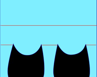 Modello SVG per scatola di bicchieri e bicchieri da vino