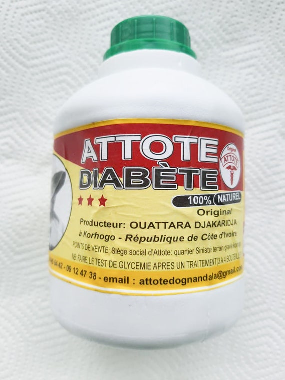 ATTOTE Diabete Organic Herbal Drink/ Made in Ivory Coast 