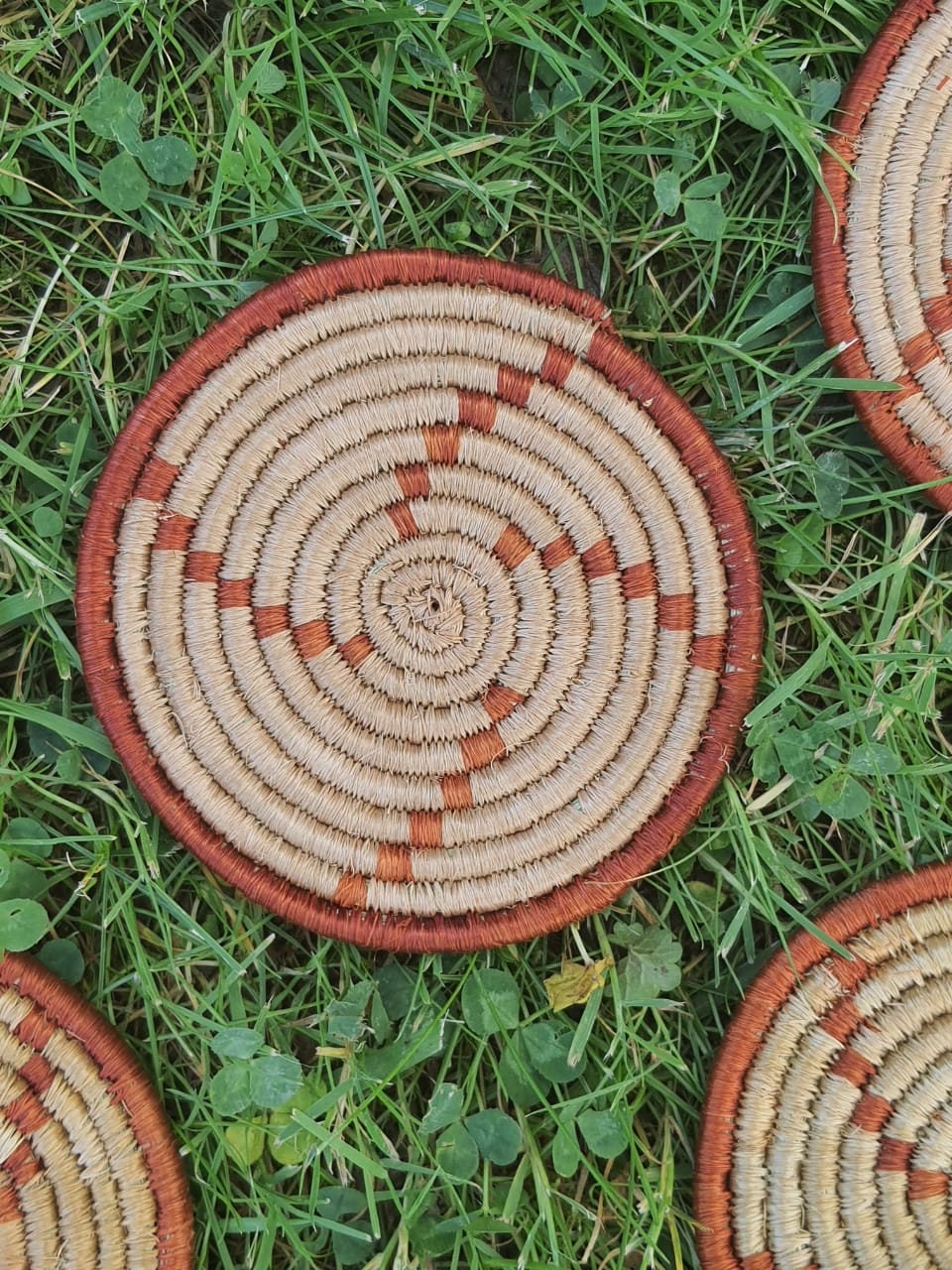 African Coasters/ Rwandan Coaster/ Set of 6/coasters/ - Etsy
