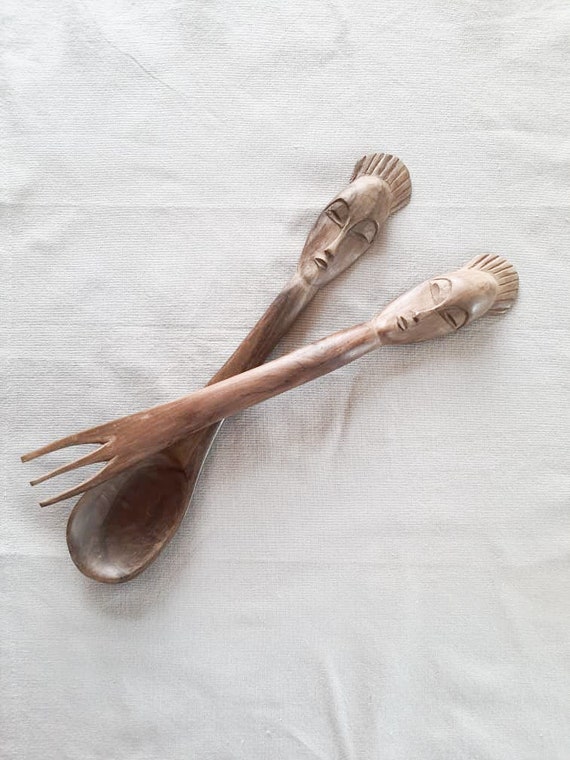 African wooden kitchen utensil/ Sustainable Wood/ Handmade Etsy