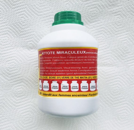 ATTOTE Diabete Organic Herbal Drink/ Made in Ivory Coast 