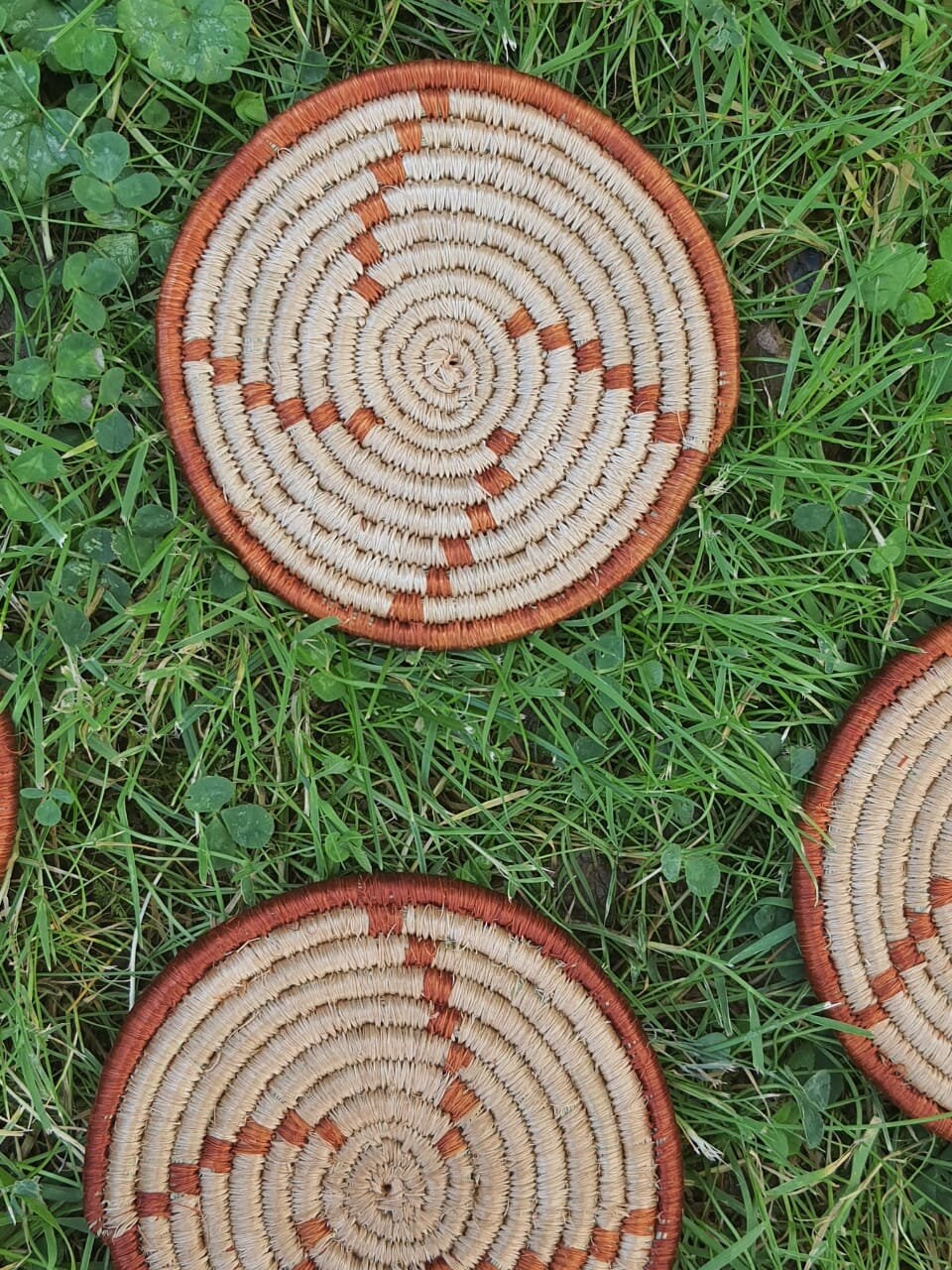 African Coasters/ Rwandan Coaster/ Set of 6/coasters/ - Etsy
