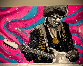 Jimi Hendrix *ORIGINAL* Canvas Painting