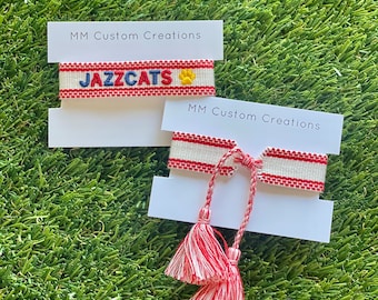 JAZZ CATS (Pope John Paul II Catholic High School) dance team tassel bracelet