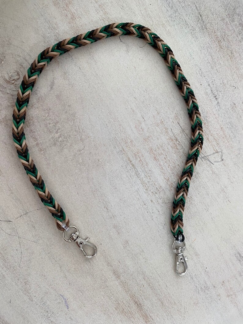 Rainbow loom mask lanyards Etsy