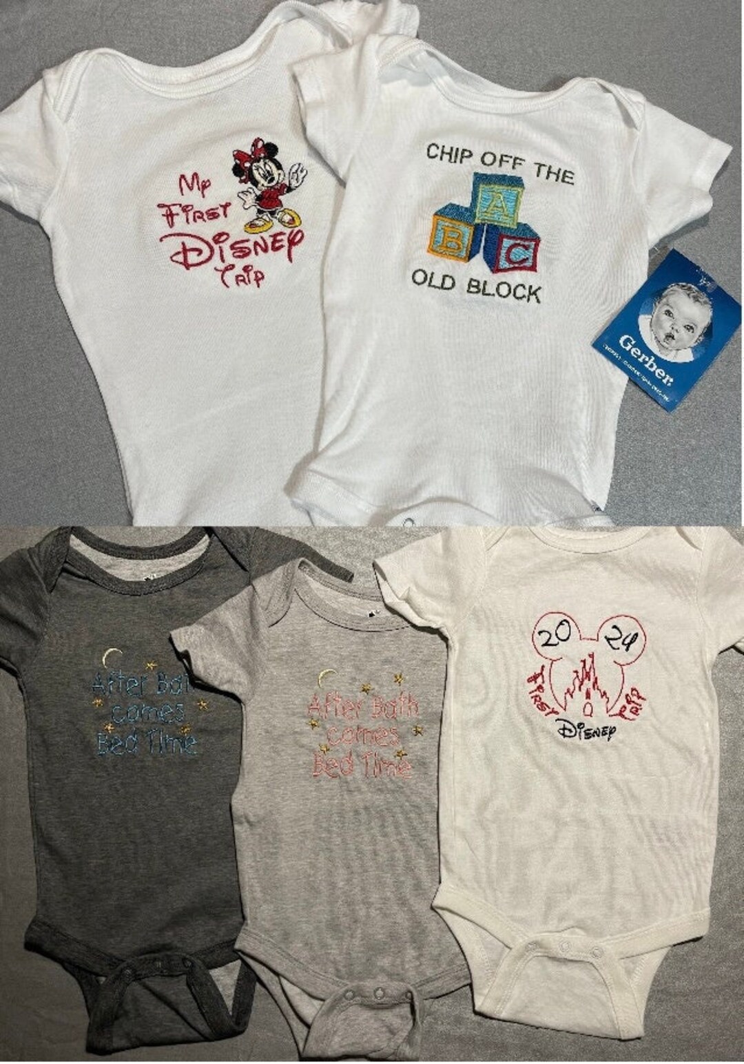 Embroidered Baby Onesie / Bodysuit - Etsy