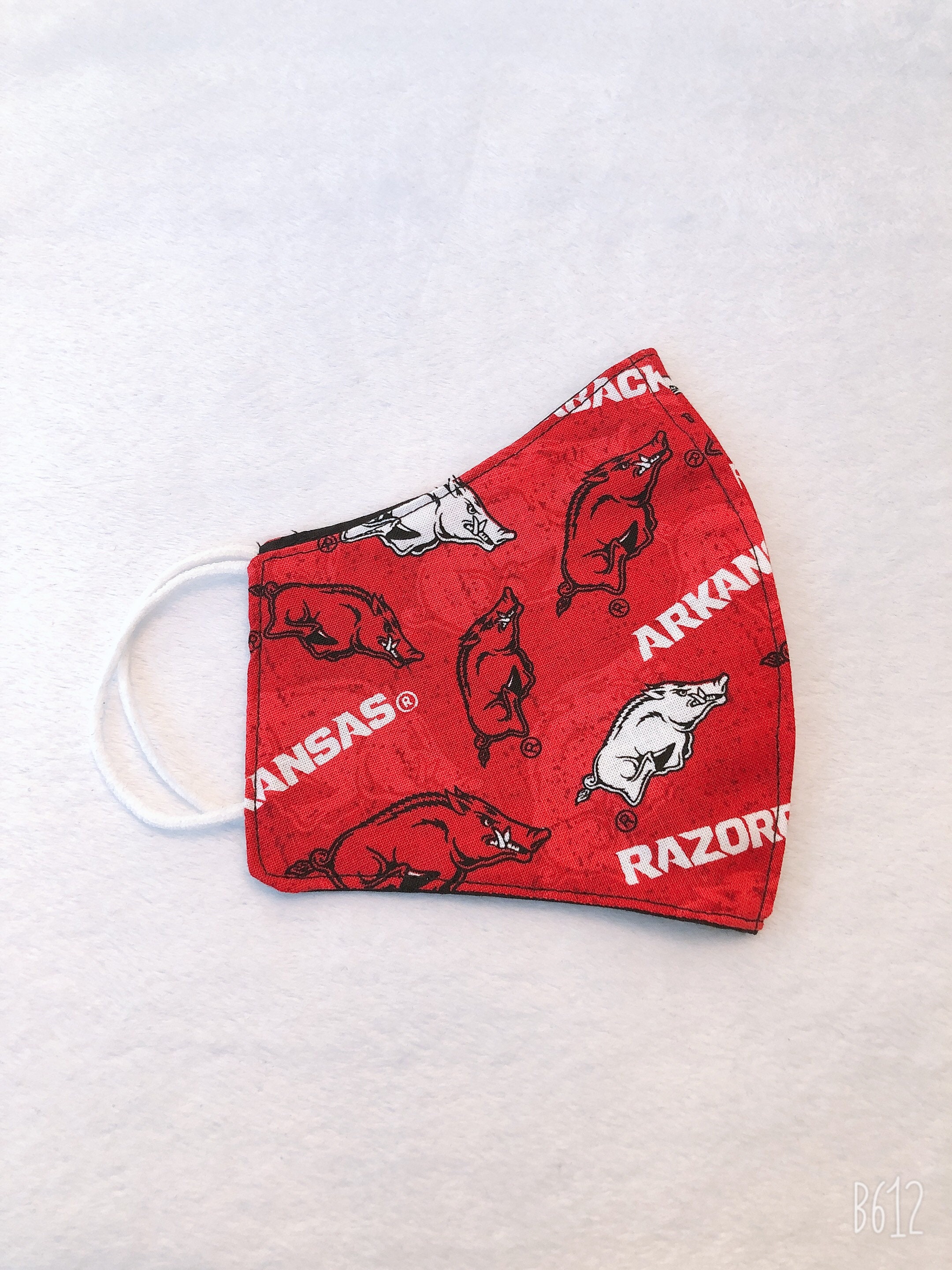 Arkansas Razorbacks face mask college football Etsy