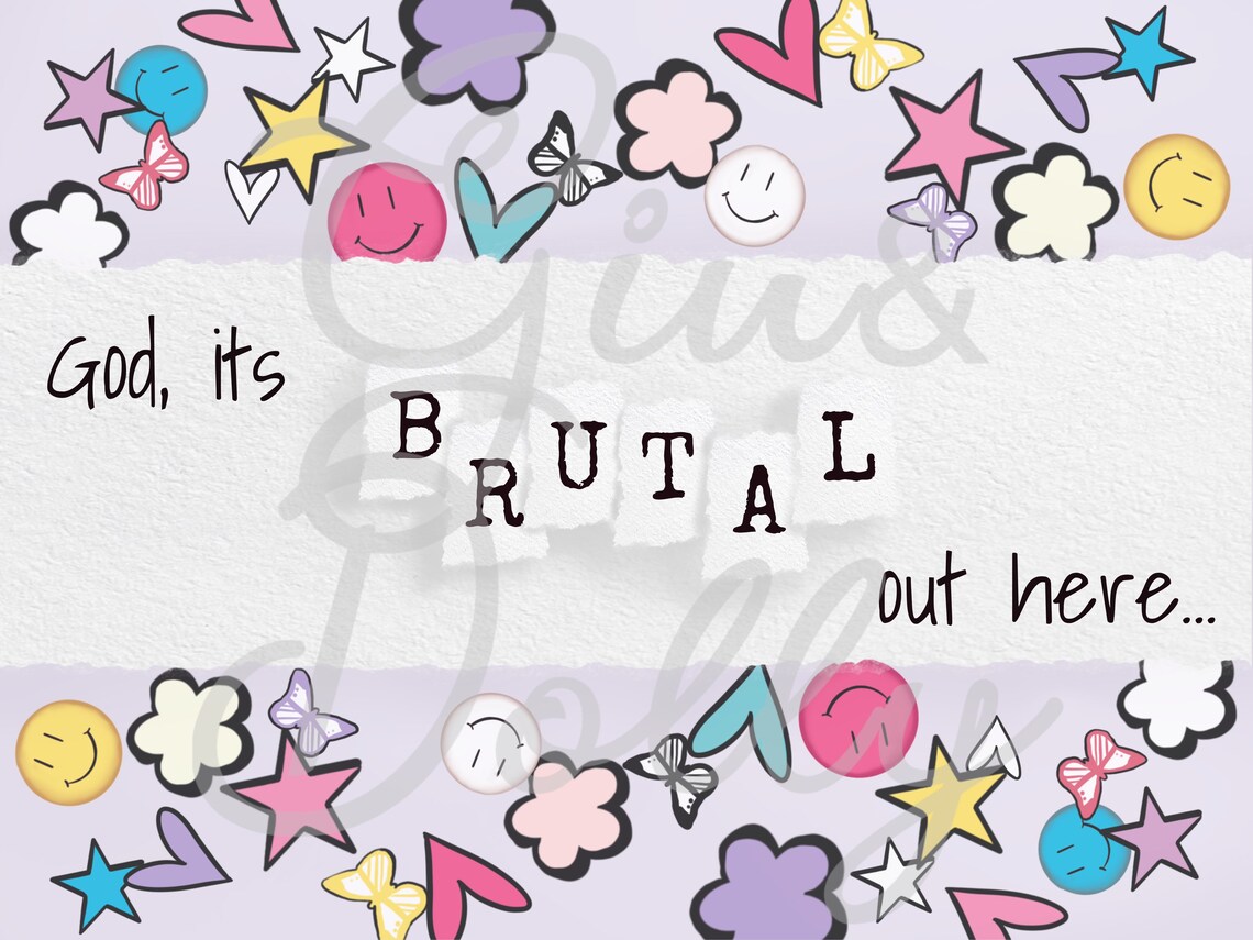 Brutal Olivia Rodrigo Print Etsy