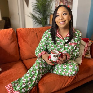 NEW! Black Santa Pajamas