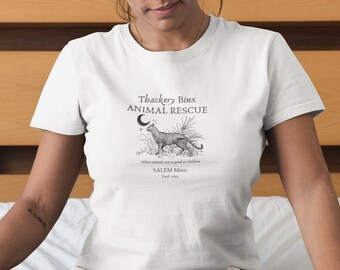 Thackery Binx Animal Rescue Unisex Jersey Short Sleeve Tee