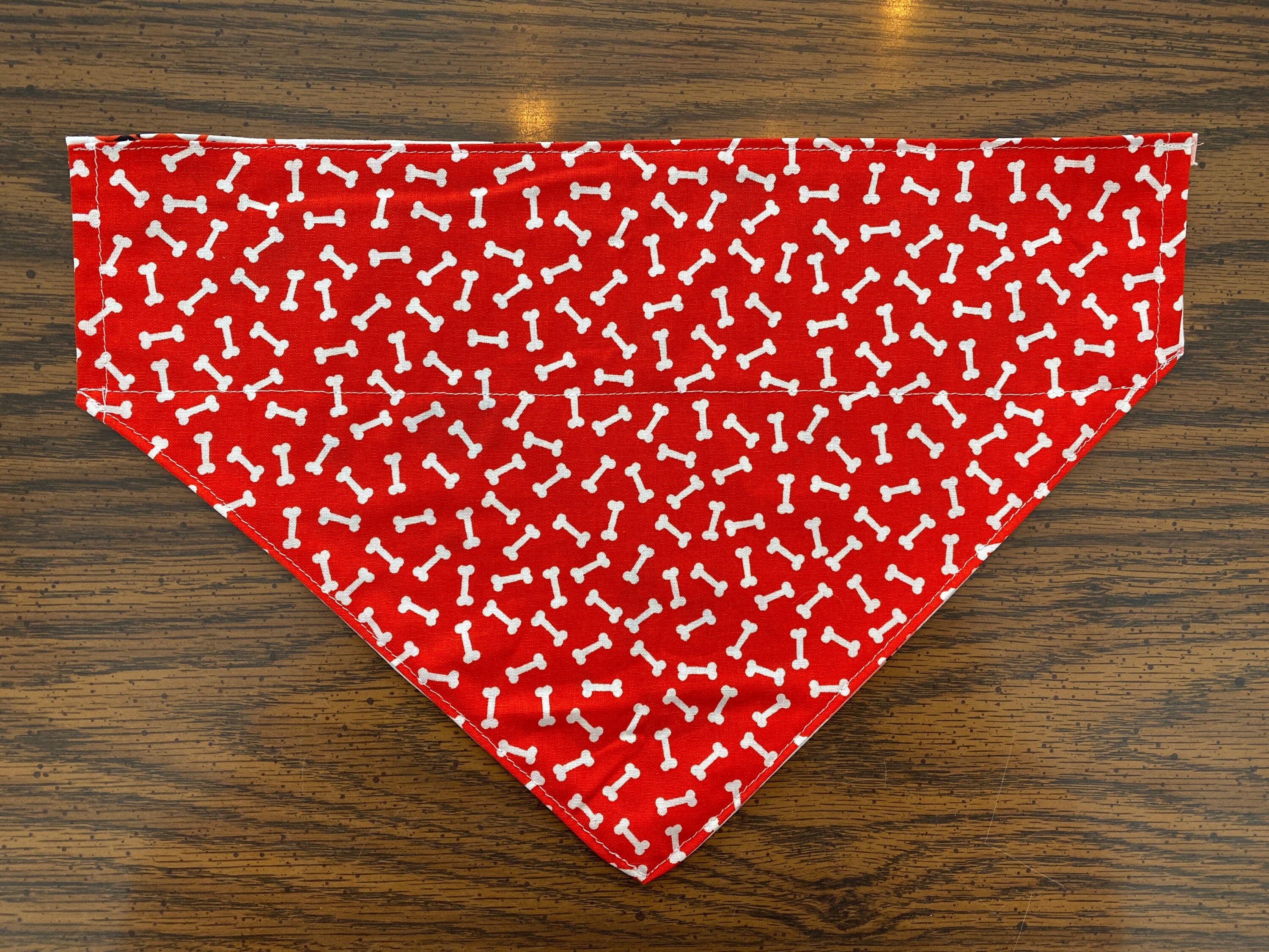 Large Dog Bandana Over the Collar Reversible Pet Etsy