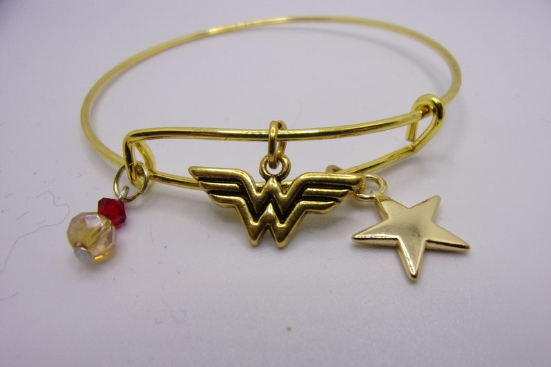 Wonder Woman Inspired Bangle Bracelet