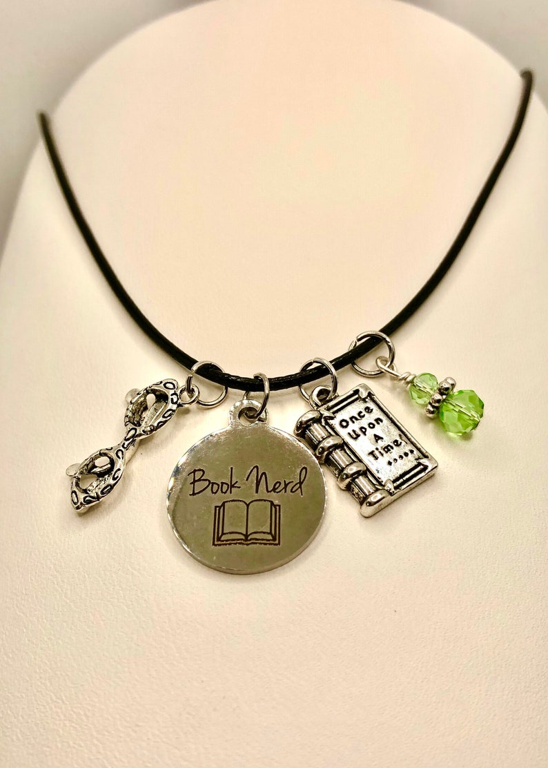 Book Nerd Charm Necklace