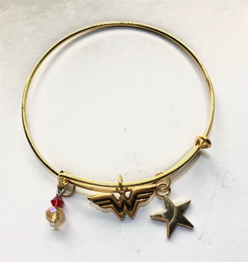Wonder Woman Inspired Bangle Bracelet