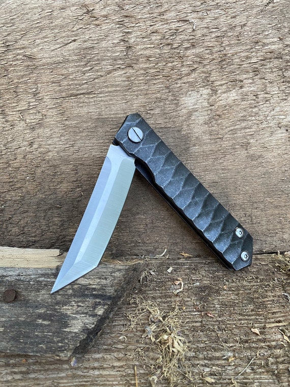 Folding knife Tanto Etsy