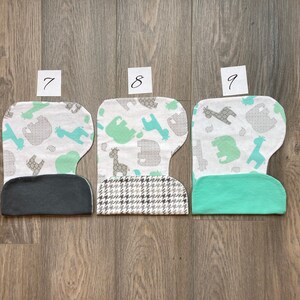 ELEPHANT Burp Cloth / Baby Boy or Girl Burp Cloth /Flannel Burp Cloth / Contoured Burp Cloth / Baby Shower Gift /Newborn Gift image 6