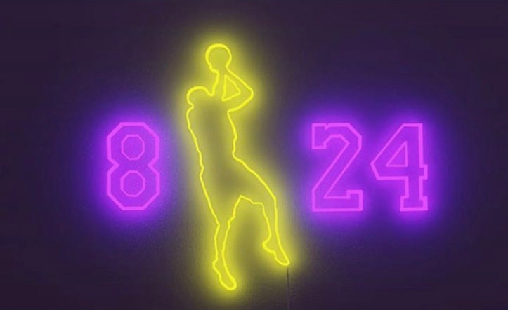14"x10" Kobe Bryant 24 Acrylic Neon Sign Light Lamp Beer