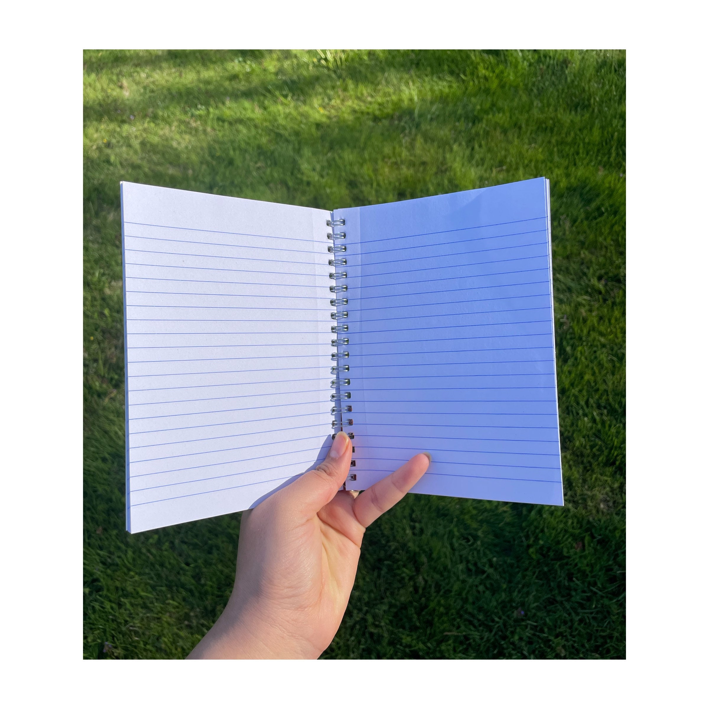 Spiral notebookjournalspiral diaryhappy thoughtsgoals Etsy