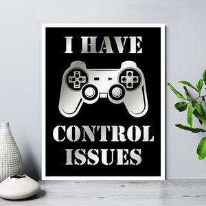 Controller Foil Print | Gaming Print | Game Foil Print | Game Pun Art | Gamers Art Print