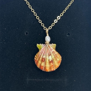 Sunrise shell necklace TRUE PAIR (#121)