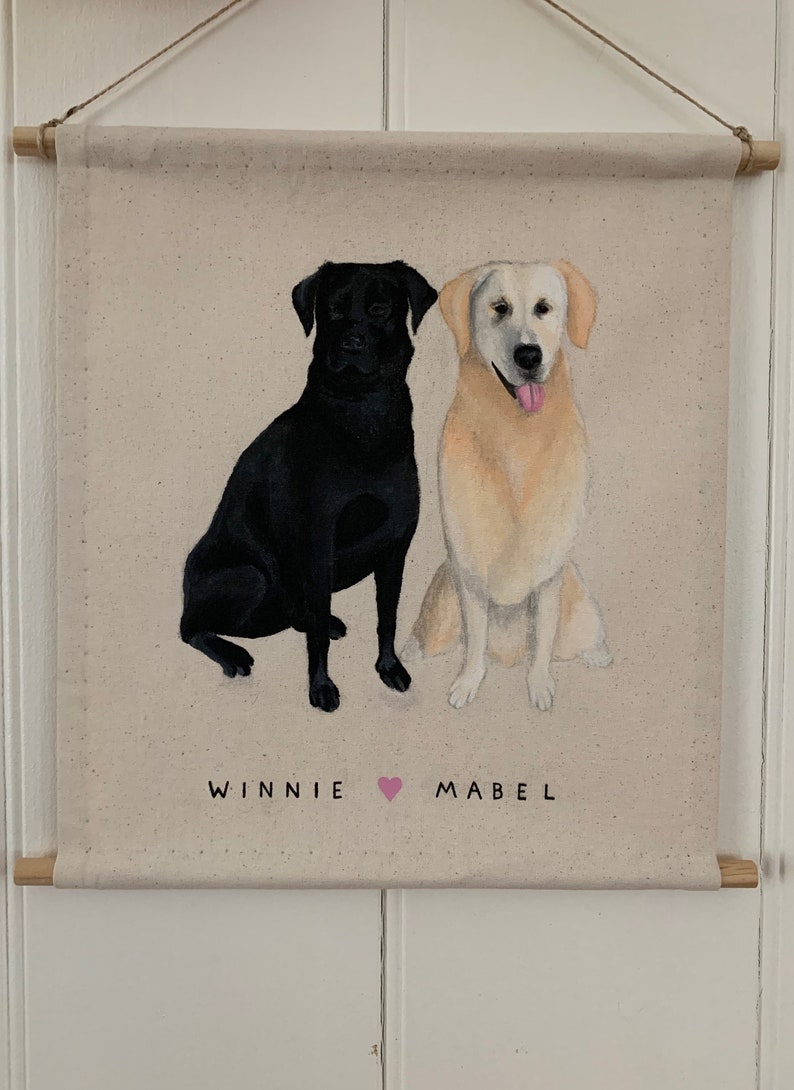 any Animal Unique Gift for Pet or Animal Lover Handmade Paintings from Photos of Dog Cat Custom Portrait of Pet