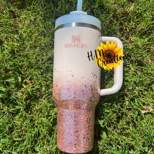 Berry Glitter Ombre 40oz Charger Tumbler – Southernly Charm