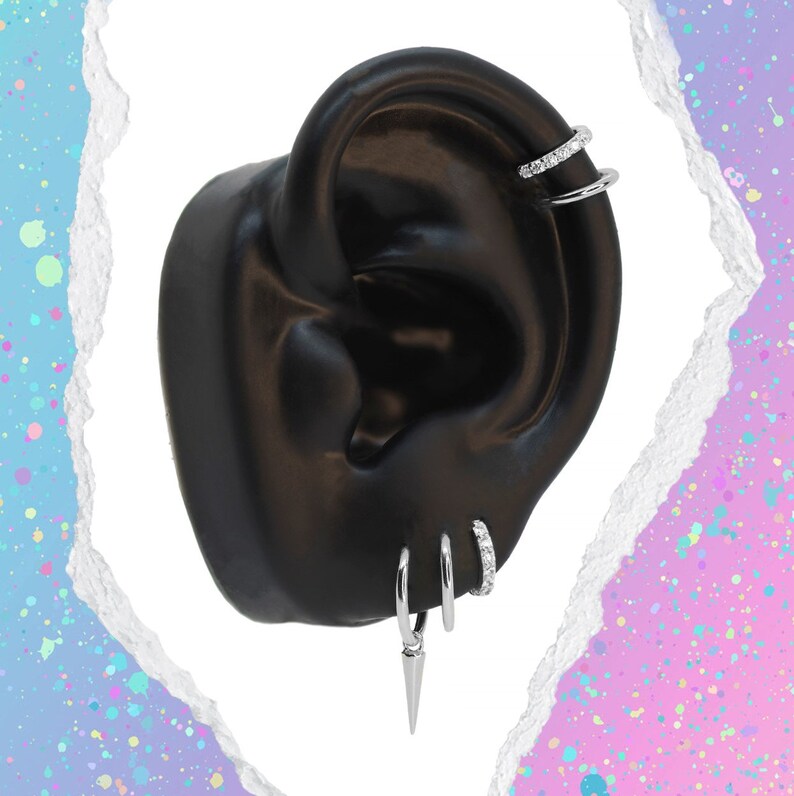 Yelena Belova Black Widow Earring Set Gold & Silver Options Etsy