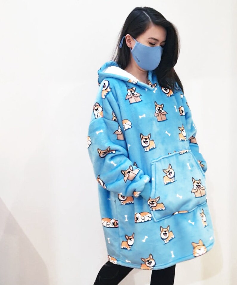 Dog Puppy Blanket Hoodie Oversized Hoodie 4XL Hoodie Etsy