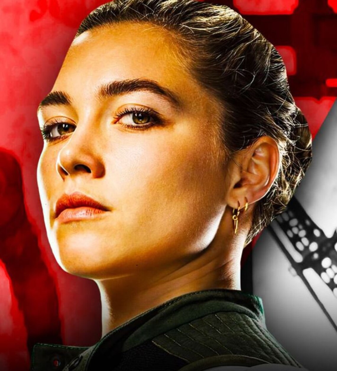 Yelena Belova Black Widow Earring Set Gold & Silver Options Etsy