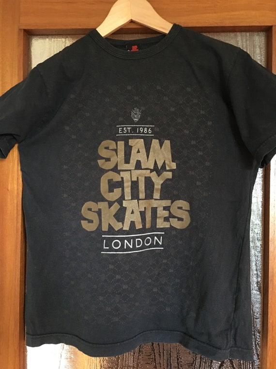 Rare Slam City Skates Vintage T-shirt 