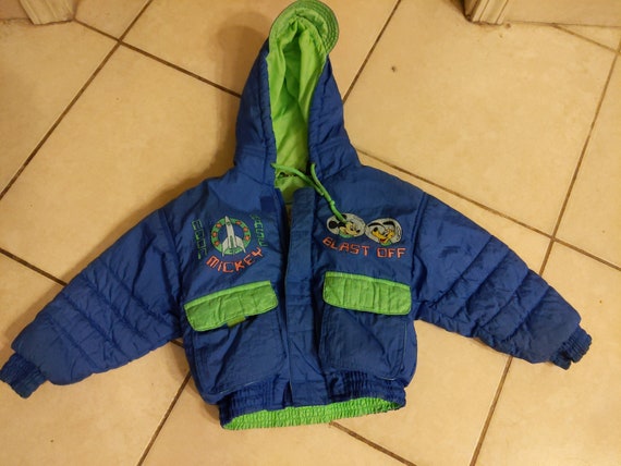 Vintage Mickey Mouse Disney puffer coat
