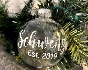 Tree Shaped Custom Acrylic Holiday Ornament - NapNameplates