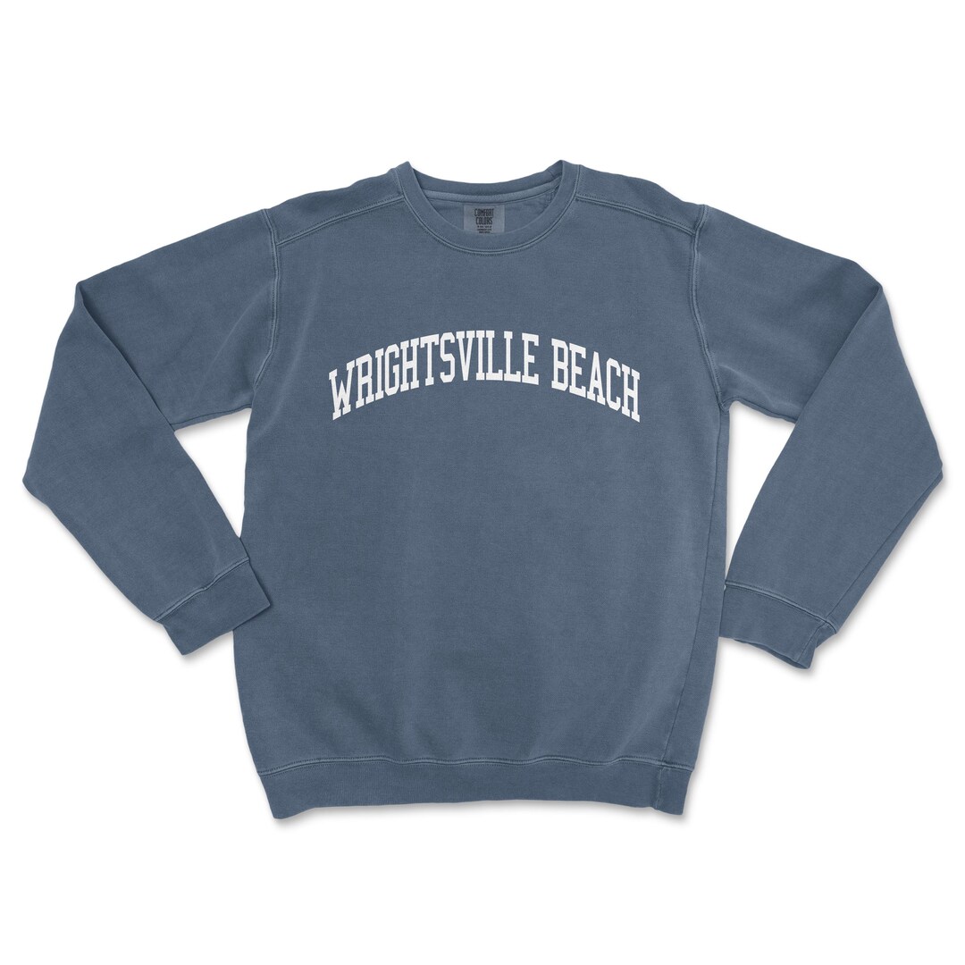 Wrightsville Beach North Carolina Comfort Colors Crewneck
